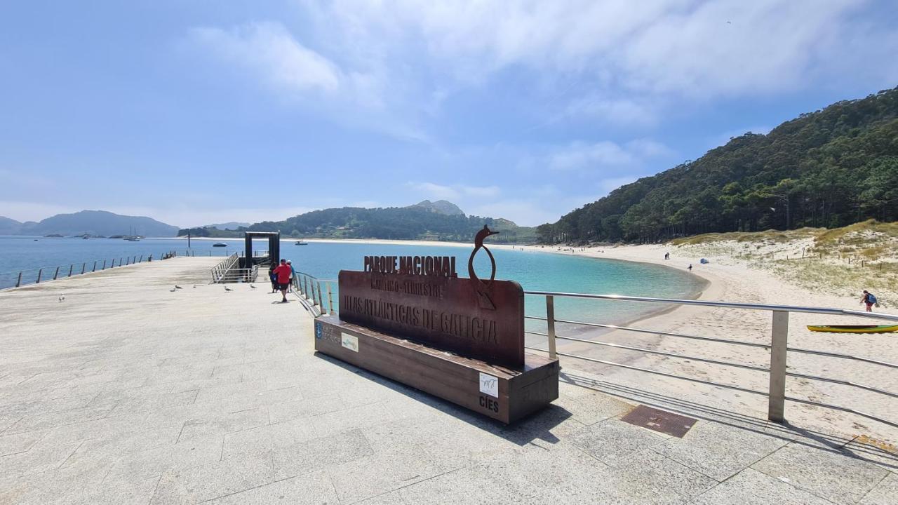 Casa Campelo - Apto Playa De Rodeira Cangas, Garaje Y Wifi Gratis Extérieur photo